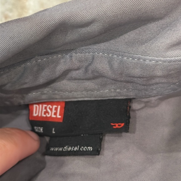 Distressed Dyed Diesel Button Up - Picture 2 of 9